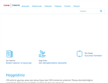 Tablet Screenshot of cwsturkiye.com